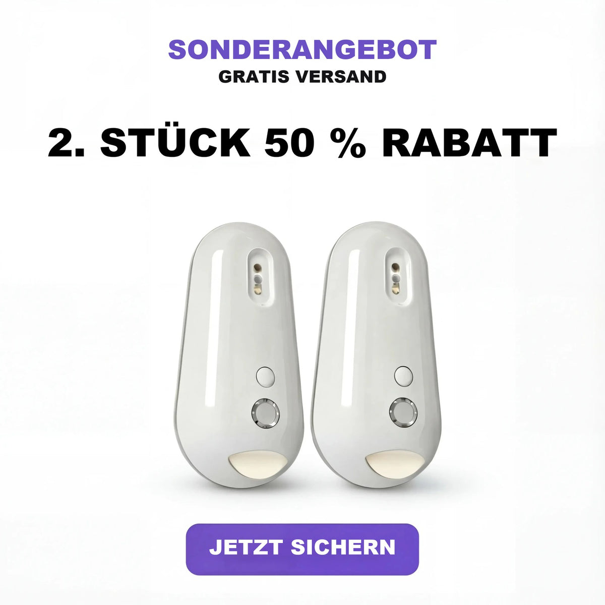 Zwei UV-Toilettenlichter – 2. Stück 50 % Rabatt, gratis Versand