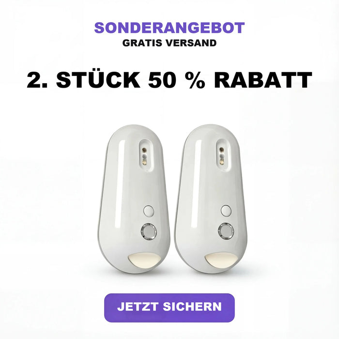 Zwei UV-Toilettenlichter – 2. Stück 50 % Rabatt, gratis Versand